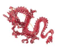 SOESFOUFU Delicate Dragon Brooch Metal Clothes Brooch Pin Delicate Chinese Style Easy to Put On for Special Occasion