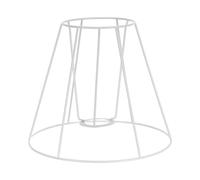 SOESFOUFU DIY Lamp Shade Frame - Cast Iron Drum Lamp Shade Bracket Wire - Chandelier Lampshade Holder for Ceiling Light DIY, Suitable for E27 Bulb