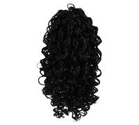 SOESFOUFU Elastic Mesh Ponytail Human Hair Extensions Drawstring Ponytail Hair Piece Extension for Women