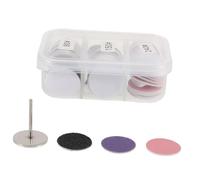 SOESFOUFU Electric Pedicure Sanding Discs Set 10 Replaceable Pads for Feet Care Dead Skin Removal Compatible Electric Callus Remover for Home Use