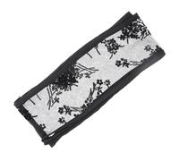 SOESFOUFU Elegant Lace Collar Neck Scarf for Women Black Floral Mesh Choker Headband Fits All Lightweight Costume Accessory for Parties Bridal Showers Photography Comfortable Hair Rope