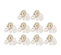 SOESFOUFU Elephant Badge 10pcs Unique Fashionforward Animal Brooch Pins for Durable Zinc Alloy Accessories for Professional Wear