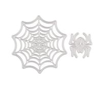 SOESFOUFU Embossing Cutting Dies Spider Web Halloween Metal Die Cuts for DIY Card Making and Scrapbook Crafts