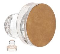 SOESFOUFU Eyeshadow Pressure Stamper round 30mm Crystal DIY Eye Shadow Press Tool Blusher Palette Dispensing Mold for Makeup Application