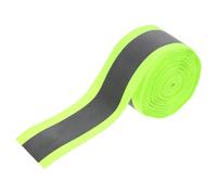 SOESFOUFU Fluorescent Green Reflective Webbing Sew Safety Strip Fabric High Visibility Warning Tape for Clothing and Gear