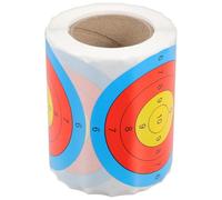 SOESFOUFU Fluorescent Targets Self-adhesive Circle Labels Paper Stickers with Exquisite Workmanship and Good Printing Pattern for Shooting Practice and Sports Range