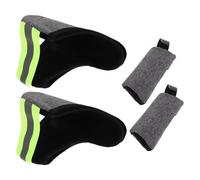 SOESFOUFU Forearm Crutch Handle Pads with Soft Oxford Cloth and Elastic Strap 2 Set Cushioned Non-Slip Grip Covers Reduces Pressure and Minimizes Elbow Joint Impact for Walking Crutches