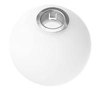SOESFOUFU Frosted Glass Lamp Shade Replacement in White Ball Shape, Made of Glass to Soften Light and Keep Lamp Clean, Lampshade for Chandelier or Ceiling Lights in Living Room or Dining