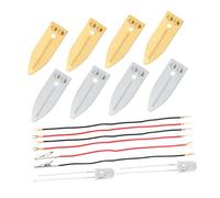 SOESFOUFU Fruit Battery Experiment Kit for Boy Girl Interactive Science Learning Tool with Plug-in Electrodes Zinc Copper Plates for Fun Physics Projects at Home School