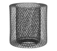 SOESFOUFU Geometric Iron Wire Lampshade Double Layer Light Cover with Wear Resistance for Bars and House Decoration Styles, Convenient to Use Black Mesh Ceiling Lamp Shade