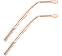 SOESFOUFU Glasses Accessories Replacement Temples Rose Gold Metal Arms Lightweight Comfortable for Sunglasses and Reading Glasses Easy to Install Repair Parts