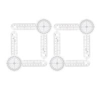 SOESFOUFU Goniometer Orthopedic 6-Inch Foldable Angle Measuring Device for Finger and Knee Bend Assessment Physical Therapy Use