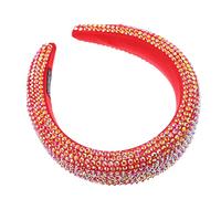 SOESFOUFU Gorgeous Rhinestone Headband for Women Elegant Padded Hair Accessory for Weddings Proms and Special Occasions Shiny Crystal Design for Everyday Style for Friends and Loved Ones