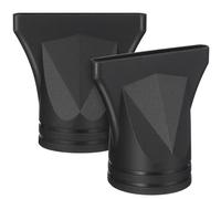 SOESFOUFU Hair Dryer Nozzle Diffuser 2Pcs Black Plastic 4-4.8Cm Universal Blow Dryer Attachment for Styling Curly Hair at Home and Salon