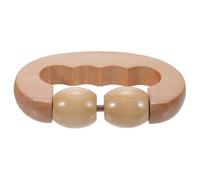 SOESFOUFU Handheld Body Massager Roller Stick Curved Wooden Double Rollers for Muscle Massage, Self-Massage Tool for Legs, Neck, Back Relief and Full Body Use
