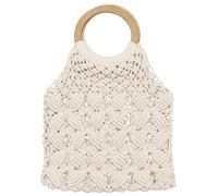 SOESFOUFU Handy Bag Cotton Rope Weave Bag Attractive Handmade Women with Store Key and Cell Phone Pockets for Young Teenager and Women Every Day Summer Beach Use