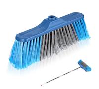 SOESFOUFU Hard Bristle Broom Head Replacement Easy Replacement Broom Head Sturdy Pp and Pvc Material for Indoor and Outdoor Use Suitable for Sweeping Offices and Patios