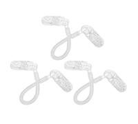 SOESFOUFU Hat Retention Clips 3Pcs with Adjustable Strings, Plastic Material, Windproof Design for Sailing and Outdoor Camping Use