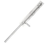 SOESFOUFU Heavy Duty Stainless Steel Door Bolt Lock Slide Latch for Gates Sheds Wooden Doors Durable Security Bar with Dual Side Installation for Outdoor Indoor Use