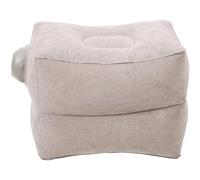 SOESFOUFU Inflatable Foot Rest for Plane Travel with Adjustable Height PVC Material, Promotes Blood Flow and Relieves Pressure, Under Desk Use and Comfortable Leg Support