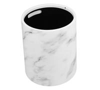 SOESFOUFU Large 15l Marble Pattern Waste Bin Plastic Trash Can for Home and Office Without Lid, Marble Texture Bathroom and Bedroom Garbage Container