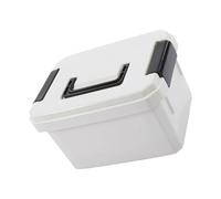 SOESFOUFU Large Capacity First Aid Organiser Box with Handle, Portable White Medicine Storage Box Made of Sturdy Pp Material, for Family Use and Sports Teams