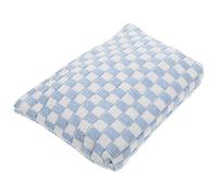 SOESFOUFU Large Women Makeup Bags Travel Pouch with Knitting Fabric and Checkerboard Pattern, Versatile Accessory for Special Occasions and Everyday Use, Reusable Cosmetic Storage Pouch