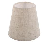 SOESFOUFU Light Shade Replacement Beige Cloth Lamp Covers Cone-Shaped with Metal Frame for Office and Restaurant Lighting, 5.11X4.91X3.93In, Easy Installation