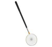 SOESFOUFU Long Reach Egg Collector for Convenient Egg Picking with Extendable Telescopic Pole and Non-slip Handle, Stainless Steel and Plastic round Scoop Head in Poultry Houses and Chicken