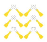 SOESFOUFU Lottery Ticket Scraper Tools Portable and Lightweight Yellow 12pcs Plastic with Flat Edges for Scratching Scratcher Tools Random Color for Lottery Tickets and Scratchcards