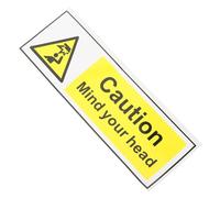 SOESFOUFU Low Ceiling Warning Sign Self Adhesive Watch Your Head Sticker for Public and Residential Buildings