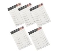 SOESFOUFU Lower Lash Stickers 5 Sheets Waterproof Fake Eyelash Decals for Women Temporary Eye Makeup for Daily and Party Use