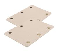 SOESFOUFU Luggage Handle Wraps Handbag Handle Sleeves 2pcs Pu Leather Beige Practical and Labor-saving for Suitcase and Shopping Bag Suitable for DIY Use