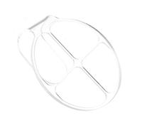 SOESFOUFU Makeup Mixing Plate 1-piece Acrylic Handheld Round Cosmetic Palette 4 Compartments for Makeup Artists and Suitable for Mixing Colors and Textures