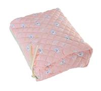 SOESFOUFU Makeup Pouch Capacity Storage Bag for Cosmetics Stylish Quilted Design Travel Organizer for Women for Essentials and More Versatile Cosmetic Tool Holder