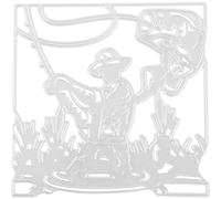 SOESFOUFU Metal Carbon Steel DIY Cutting Die for Scrapbooking and Card Making, Silver Craft Stencil with Plentiful Styles, for Festival and Album Decoration, Enhance Creativity with Sturdy