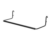 SOESFOUFU Metal Pegboard Towel Holder Black Expandable Paper Towel Rack for Standard Pegboards Industrial Kitchen Hook