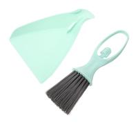 SOESFOUFU Mini Dustpan and Small Broom and Dustpan Set with Portable Cleaning Broom, Compact Plastic Multifunctional Cleaning Kit for Hamster Cage and Keyboard Use at Home or Pet Shop