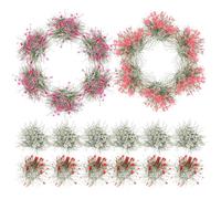 SOESFOUFU Mini Flower Cluster and Static Flower Tuft Set, 5pcs Heat-Resistant Sponge and Plastic Material for Soldier Scene and Sand Table Model Decoration