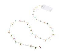 SOESFOUFU Miniature Christmas Globe Bulb Fairy Lights String for Dollhouse and Mini Xmas Tree Decorations Battery Operated Battery Box Holiday Craft Accessory