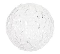 SOESFOUFU Modern Transparent Glass Ball Lampshade Wall Light Cover for Bedroom Living Easy to Install Globe Shade Rustic Decorative Ambient Lighting