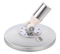SOESFOUFU Mop Replacement Head Stainless Steel Heavy Duty round Disc Base Adapter with Quick Installation for Commercial and Home Cleaning
