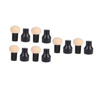 SOESFOUFU Mushroom Head Makeup Sponge Set 6pcs Wet and Dry Use Foundation Powder Puff Makeup Pad with Case and Handle for Professional Cosmetic Application