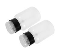 SOESFOUFU Nail Polish Remover Pump Bottle Dispenser 150ml 2pcs Portable Press Liquid Dispenser Flip-top Lid for Makeup Remover and Nail Care