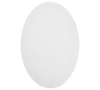 SOESFOUFU Oval Linen Canvas Board: Blank Stretched Canvas Frame for Oil & Acrylic Painting DIY Crafts & Wall Decor - 11.6x7.9in White Panel DIY Art Supplies