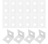 SOESFOUFU Paper Coin Holder Clip 400pcs White for Coin Collections