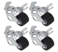 SOESFOUFU Pinch Roller for DVD Drive 4Pcs Rubber Pressure Rollers with Iron Frame Compact and Lightweight Suitable for Cassette Deck and Recorder Machines