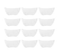 SOESFOUFU Plant-based Neck Mask Paper Sheets Ultra-thin White DIY Neck Covering Paper 100pcs Easy to Carry Nutrient Absorbing Feature for Skin Care Suitable for Kinds of People