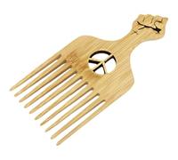 SOESFOUFU Plastic Hair Styling Comb for Afro Hair, Comfortable to Hold, Do Not Damage the Scalp, Sturdy Black Plastic Material, for Bedroom and Bathroom Use