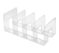 SOESFOUFU Plastic Organization Desktop Compartments 4 and Stand File with Modern Design Document Holder Sorting for Office Supplies Students and Office Use